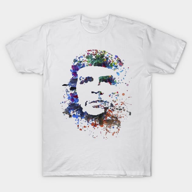 Che Guevara Abstract T-Shirt by inkstyl